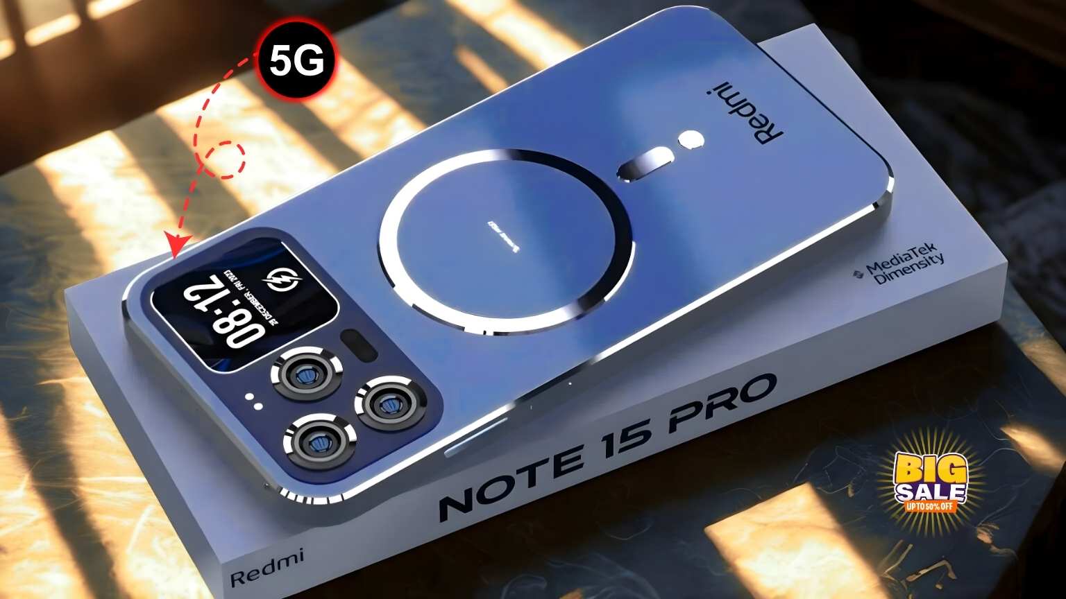 “₹3000 की भारी छूट! Redmi का 5G धमाका — 8GB रैम और 6200mAh बैटरी के साथ पाएं शानदार डील!